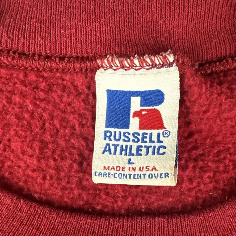 Vintage RUSSELL University Alabama Crimson Tide Sweatshirt‎ Mens Large Tide USA - Picture 10 of 14